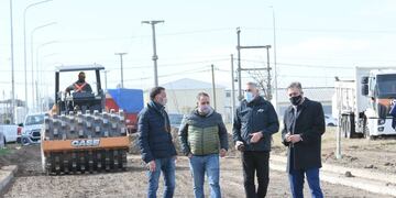 Avanza el pavimento en el PAER