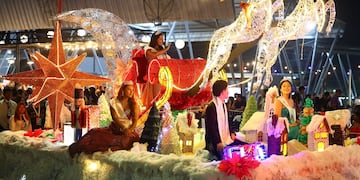 Fantásticas carrozas dan vida a un espectáculo singular en Jujuy, cada septiembre, cuando se celebra la Fiesta Nacional de los Estudiantes.