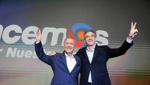 Juan Schiaretti y Florencio Randazzo. Foto: Federico Lopez Claro