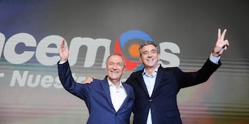 Juan Schiaretti y Florencio Randazzo. Foto: Federico Lopez Claro