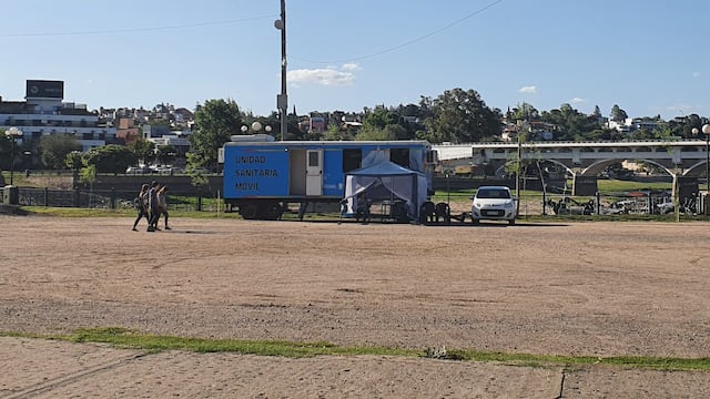 Unidad Sanitaria Móvil en Villa Carlos Paz. (Foto: VíaCarlosPaz).