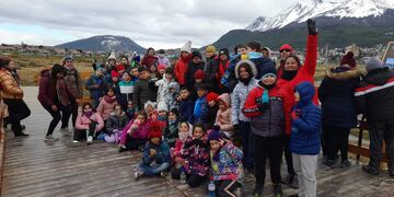 Alumnos de Río Grande visitaron la Reserva Natural Urbana Bahía Encerrada