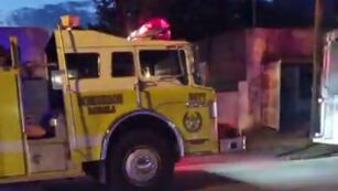 El incendio hizo que actuaran rápidamente los bomberos de Rafaela