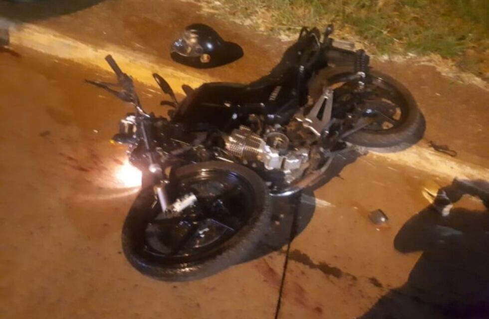Motociclista falleció en el hospital tras chocar contra un automovilista alcoholizado en Itaembé Miní