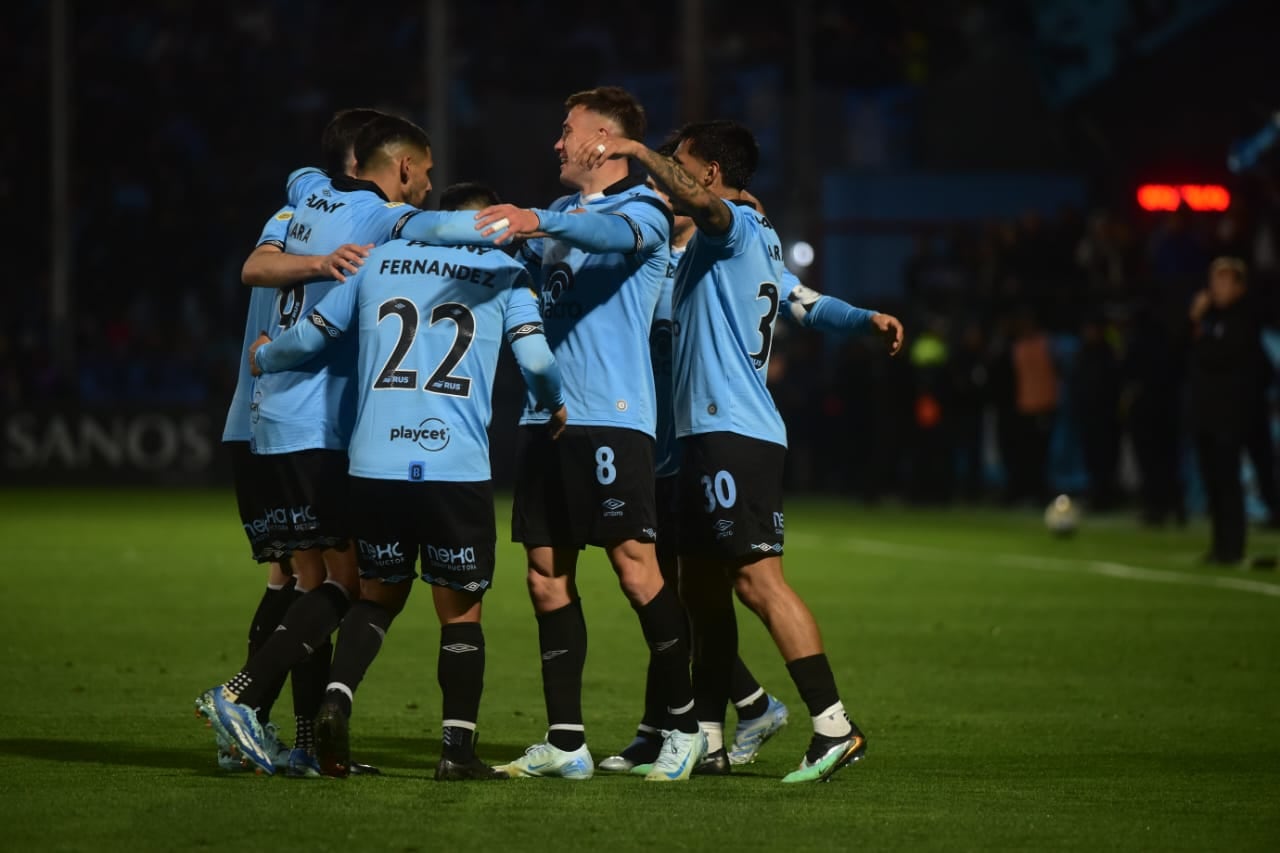 Belgrano en su partido ante Banfield, por la cuarta fecha del Clausura. (Nicolás Bravo / La Voz).
