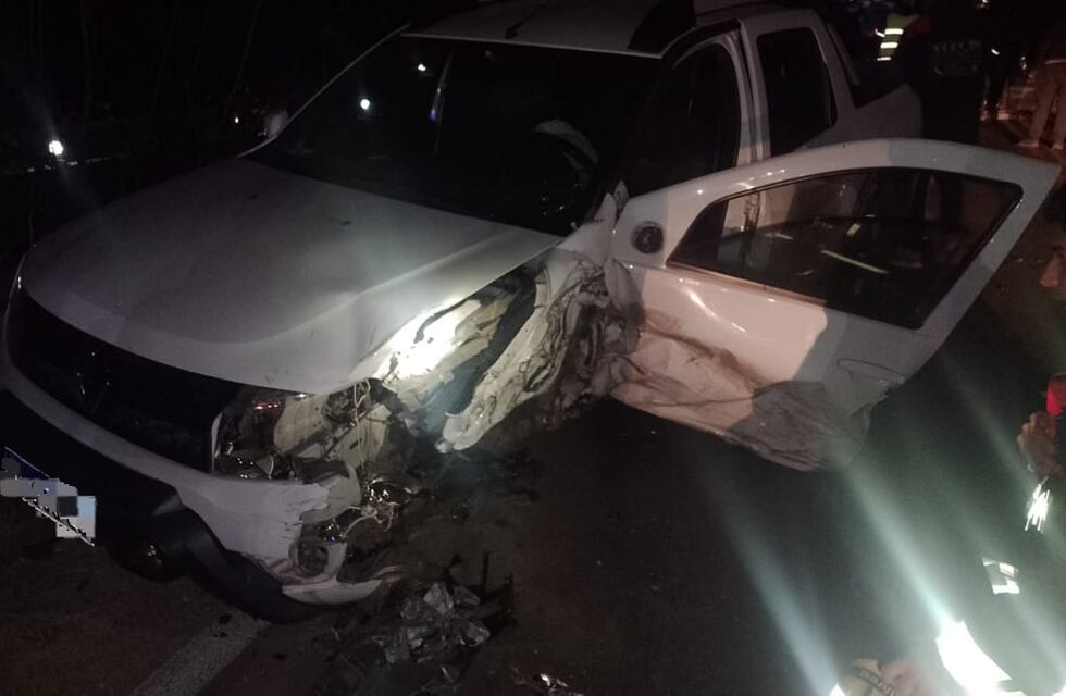 Triple choque en cadena en el Puente de las Mojarras