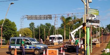 Colocan luminaria LED en Puerto Iguazú.