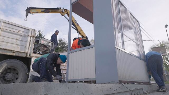 Colocan nuevas garitas y construyen las bases para las próximas