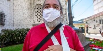 El abogado salteño, David Leiva, entró a la Ciudad Judicial sin cumplir protocolos y lo echaron a golpes