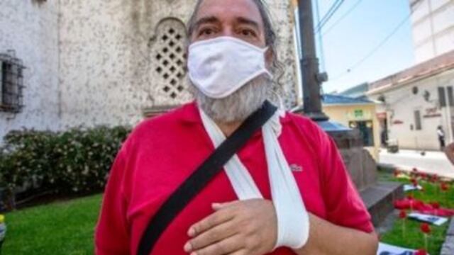 El abogado salteño, David Leiva, entró a la Ciudad Judicial sin cumplir protocolos y lo echaron a golpes