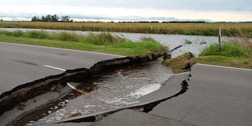 Establecieron un corte de tránsito total en el sector de Córdoba.