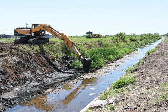 Limpieza de canales y desagües
