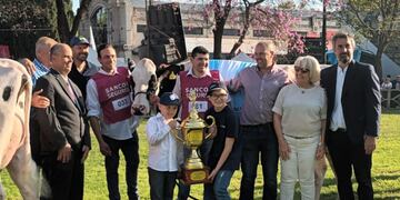 Jura de las vacas ganadoras en la ExpoRural de Rafaela