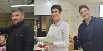 Pablo Pinotti, Andrea Ochat y Juan Ignacio Astor