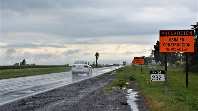 Final de la Variante Oeste de Rafaela, donde dará inicio el nuevo tramo hasta Ataliva