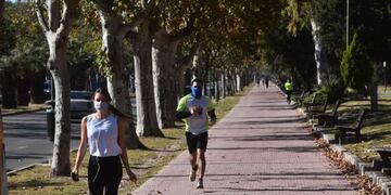 Actividades físicas en Córdoba. (La Voz / Pedro Castillo)