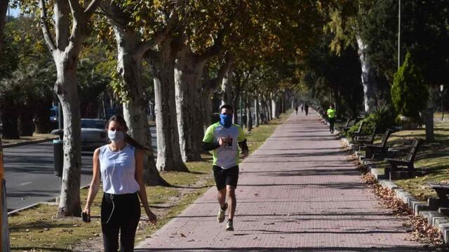 Actividades físicas en Córdoba. (La Voz / Pedro Castillo)