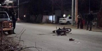 Elías Roldán chocó contra una camioneta el miercoles 17 de agosto en la zona de La Marzolina en General Alvear.