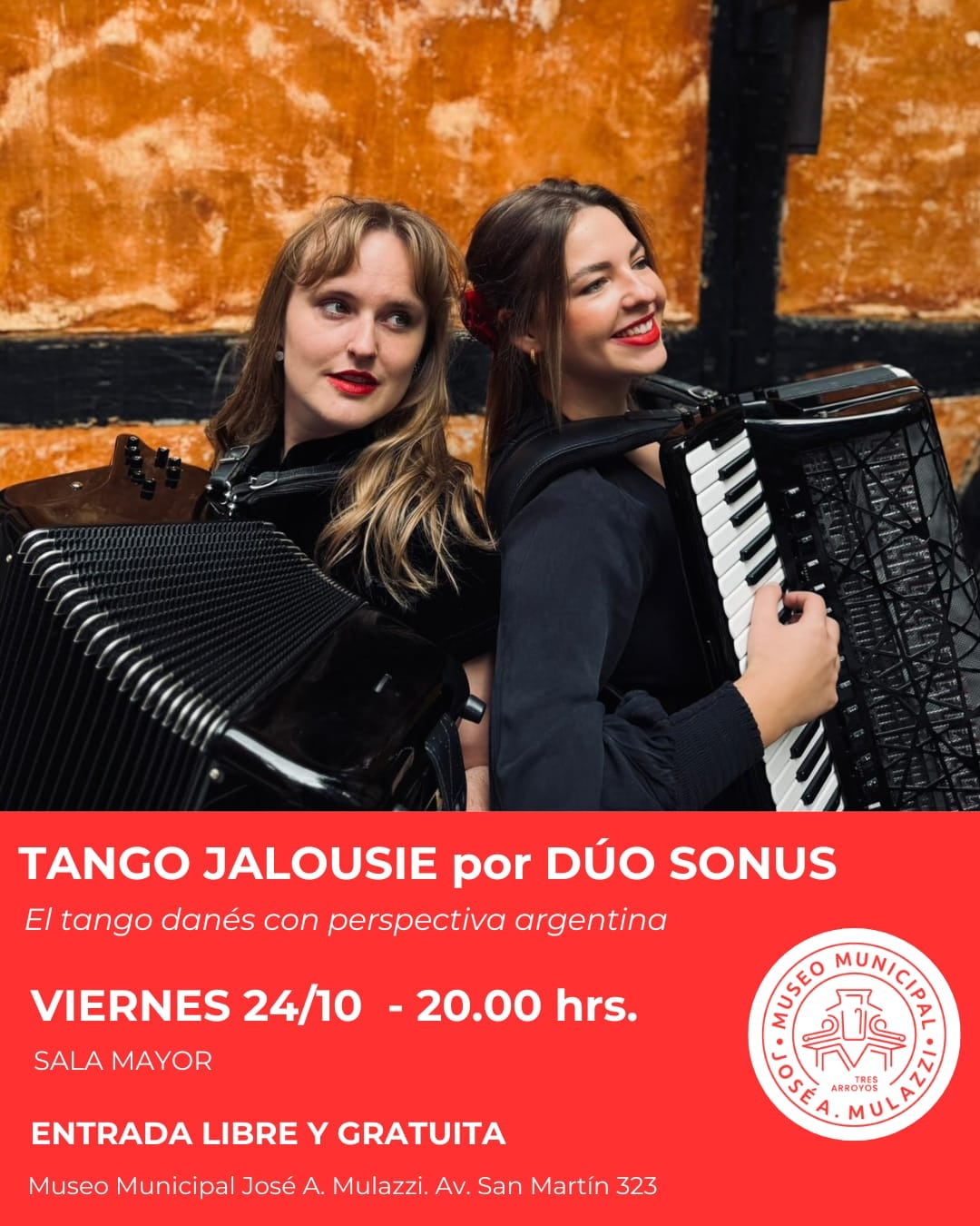 Concierto de Tango Danés en el Museo Mulazzi