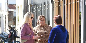 Recorrida de funcionarios del Ejecutivo por los barrios rafaelinos