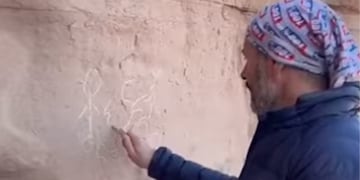 El hombre denunciado ante la Justicia (Captura de video).