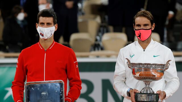 Novak Djokovic y Rafael Nadal serán cabezas de serie en Roland Garros.
