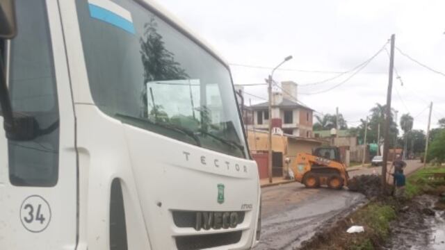 Continúan en ejecución las obras en el barrio Villa Tacuara.