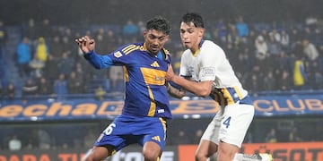 Augusto Solari ingresó en el segundo tiempo.