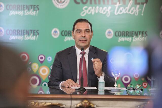 Gustavo Valdés habló sobre la situación epidemiológica de Corrientes.