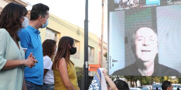 El Gobernador saludó en forma virtual a Carolina Basualdo, nueva intendente de Despeñaderos.