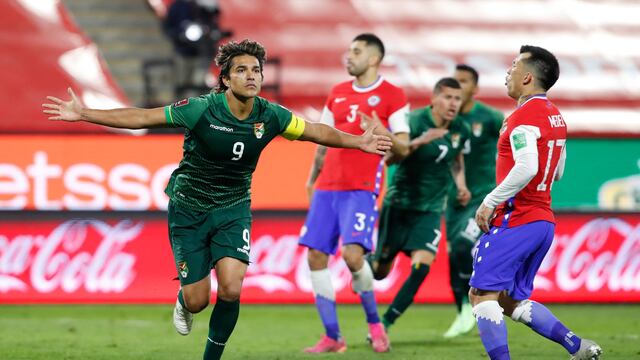 Marcelo Martins marcó este martes frente a Chile.