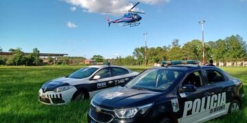 Abigeato y robo de yerba mate: la Policía de Misiones realiza operativos terrestres y aéreos en la zona norte de la provincia