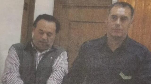 José Armando Aranda en su anterior paso por Tribunales, en 2013. Está acusado de integrar la banda del "narcotaxi".