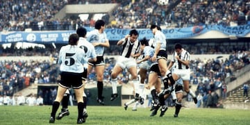 El 27 de octubre de 1991. Belgrano ganó 3-0. Hubo 45.000 personas. Por la Primera División.