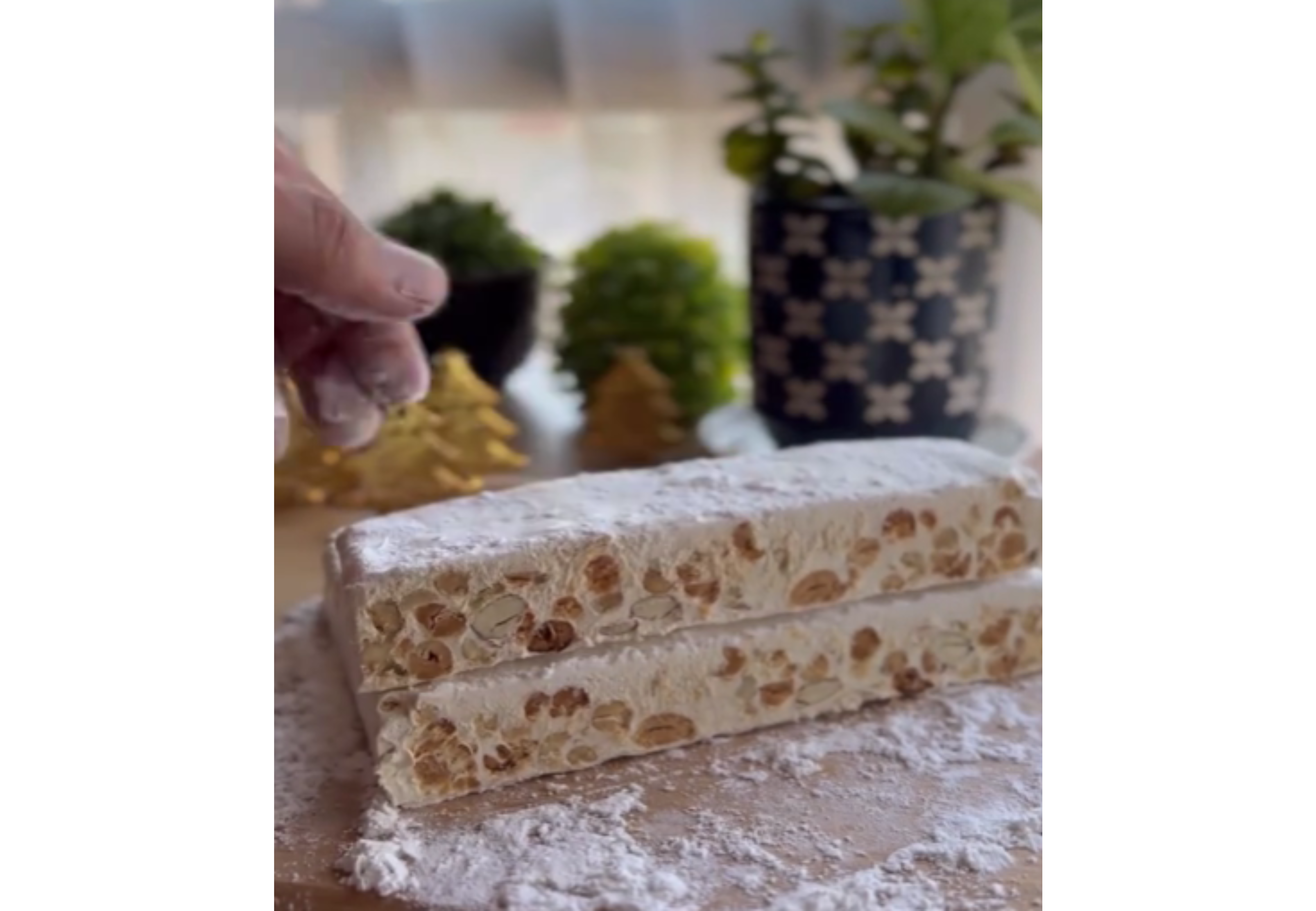 Con pocos ingredientes, se puede reemplazar el típico turrón de supermercado.