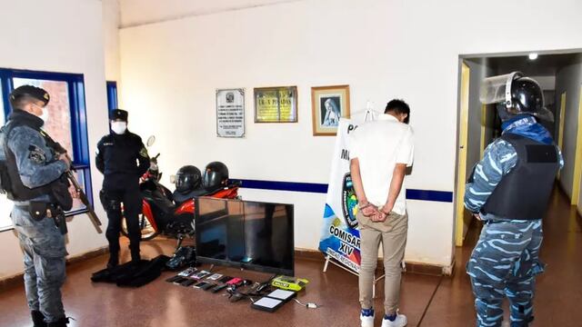 Garupá: detuvieron a un joven involucrado en el robo de una vivienda.