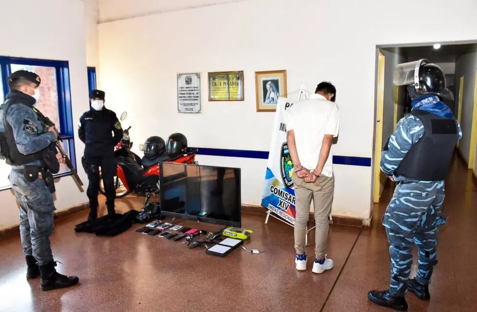 Garupá: detuvieron a un joven involucrado en el robo de una vivienda