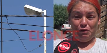La mamá de Brisa, Paola Luna. La niña que murió electrocutada.
