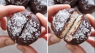 Cómo hacer bocaditos de coco y chocolate: la receta fácil, saludable y en cuatro pasos