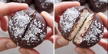 Cómo hacer bocaditos de coco y chocolate: la receta fácil, saludable y en cuatro pasos