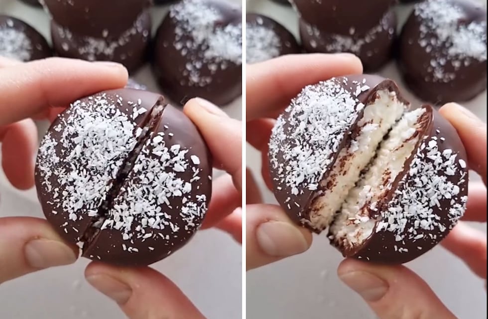 Cómo hacer bocaditos de coco y chocolate: la receta fácil, saludable y en cuatro pasos