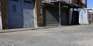 La niña cayó herida a metros de un almacén sobre Presidente Quintana al 3700.