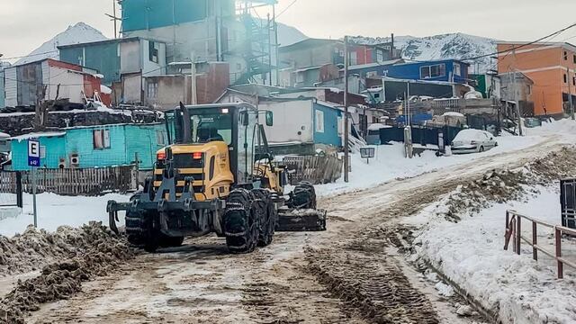 Ushuaia: continúa el operativo de limpieza en espacios públicos