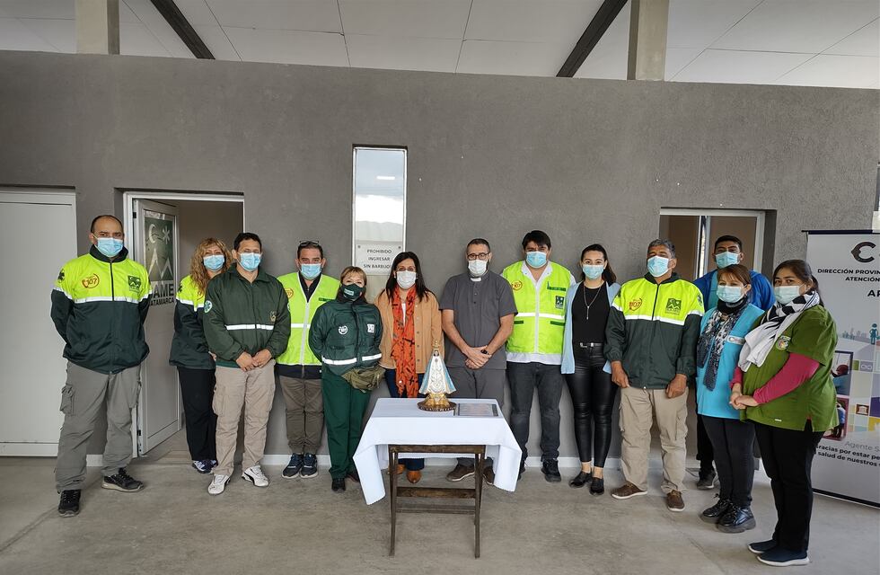 Inauguraron una nueva base del SAME en La Gruta