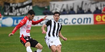 El exTalleres Fernando Bersano fue una de las figuras del primer tiempo.