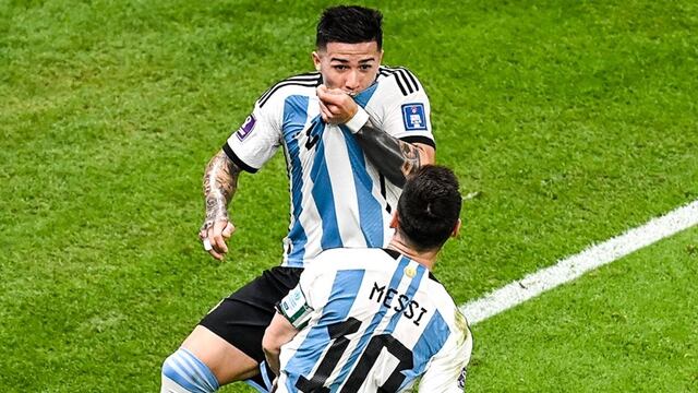 Enzo Fernández liquidó el partido para Argentina. Foto: @brfootball