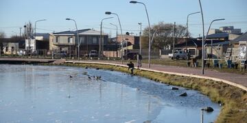 Un fotógrafo compartió imágenes de la Laguna "María la gorda" completamente seca.