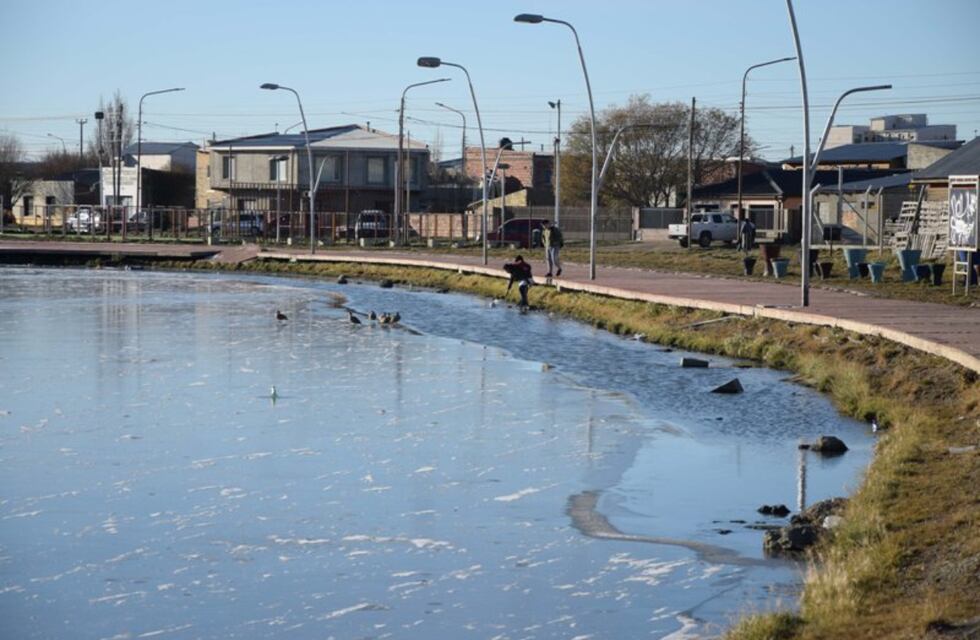 Un fotógrafo de Río Gallegos mostró como está la Laguna “María la gorda” y generó preocupación