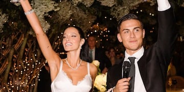 El casamiento de Oriana Sabatini y Paulo Dybala. Gentileza Instagram.