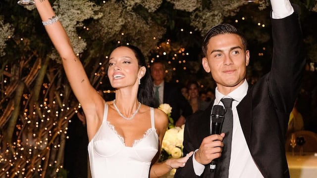 El casamiento de Oriana Sabatini y Paulo Dybala. Gentileza Instagram.